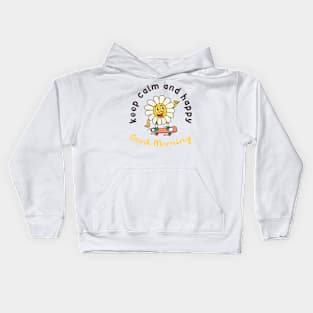 flower boy happy Kids Hoodie